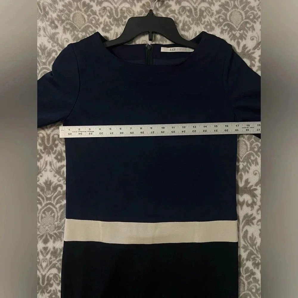 Moussy Short tunic dress quarter sleeve round neck made in Japan - Picture 6 of 9